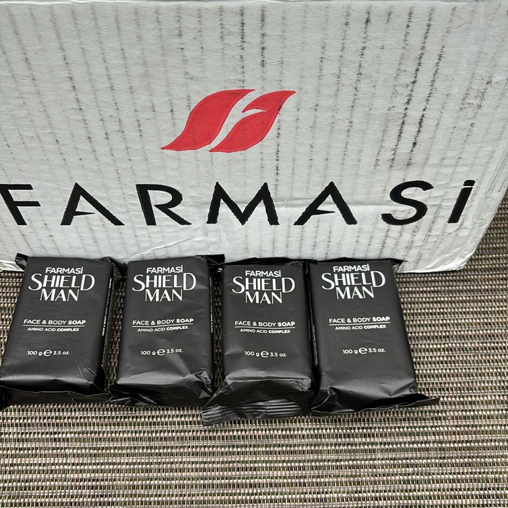 FARMASI SHIELD MAN FACE&BODY SOAP (4 PIECES SET)